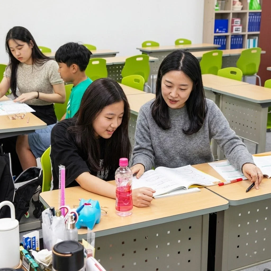 영천동 교습소 내부 사진